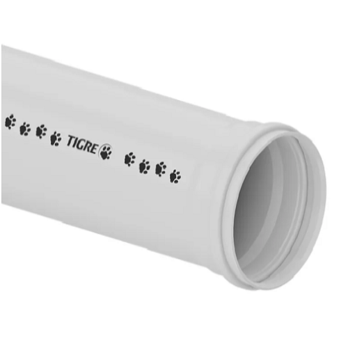 Tubo PVC 150mm (6') x 6m para Esgoto Tigre